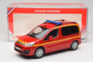 Citroen Berlingo II Pompiers Червен Norev 1:18 181641 Метал — снимка 6 от 6
