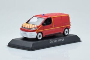 Citroen Jumpy Van Sapeurs Pompiers Червен Norev 1:43 155822 Метал — снимка 2 от 4