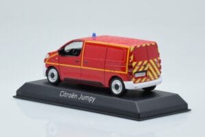 Citroen Jumpy Van Sapeurs Pompiers Червен Norev 1:43 155822 Метал — снимка 3 от 4