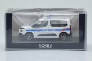 Citroen Berlingo Police Municipale v1 Бяло Синьо Norev 1:43 155767 Метал — снимка 4 от 4