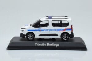 Citroen Berlingo Police Municipale v1 Бяло Синьо Norev 1:43 155767 Метал