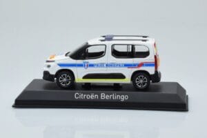 Citroen Berlingo Police Municipale v2 Бяло Синьо Norev 1:43 155768 Метал