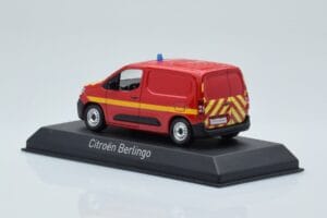 Citroen Berlingo Van Sapeurs Pompiers Червен Norev 1:43 155772 Метал — снимка 3 от 4