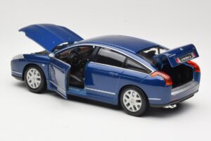 Citroen C6 Син Bburago 1:18 18-12073 Метал — снимка 5 от 8