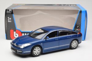 Citroen C6 Син Bburago 1:18 18-12073 Метал — снимка 8 от 8