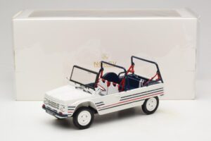 Citroen Mehari Син Бял Червен Norev 1:18 181805 Метал — снимка 7 от 7