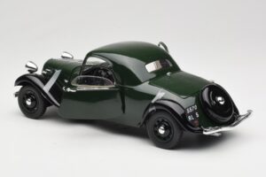 Citroen Traction Avant 11 Coupe Зелен Solido 1:18 8179 Метал — снимка 5 от 8