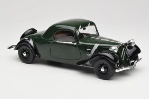 Citroen Traction Avant 11 Coupe Зелен Solido 1:18 8179 Метал — снимка 6 от 8