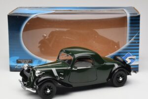 Citroen Traction Avant 11 Coupe Зелен Solido 1:18 8179 Метал — снимка 8 от 8