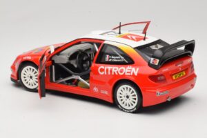 Citroen Xsara T4 WRC #14 P. Bugalski / J-P. Chiaroni WRC 2001 Solido 1:18 9021 Метал — снимка 5 от 8