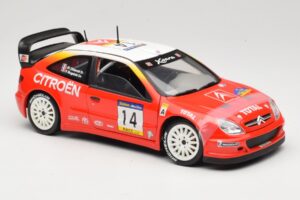 Citroen Xsara T4 WRC #14 P. Bugalski / J-P. Chiaroni WRC 2001 Solido 1:18 9021 Метал — снимка 6 от 8