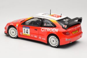 Citroen Xsara T4 WRC #14 P. Bugalski / J-P. Chiaroni WRC 2001 Solido 1:18 9021 Метал — снимка 7 от 8