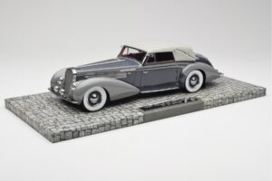 Delage D8 120 Кабриолет Сив & Тъмносив Minichamps 1:18 107115134 Метал