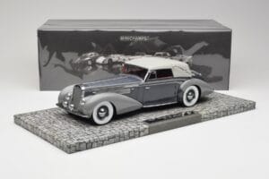 Delage D8 120 Кабриолет Сив & Тъмносив Minichamps 1:18 107115134 Метал — снимка 6 от 6
