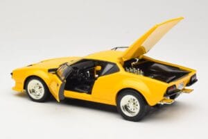 De Tomaso Pantera Жълт Hot Wheels 1:18 27809 Метал — снимка 5 от 8
