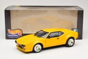 De Tomaso Pantera Жълт Hot Wheels 1:18 27809 Метал — снимка 8 от 8