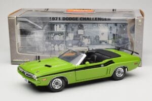 Dodge Challenger Кабриолет Зелен Greenlight 1:18 12803-06G Метал — снимка 8 от 8