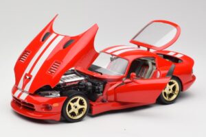 Dodge Viper GTS Червен Bburago 1:18 3075 Метал — снимка 2 от 8