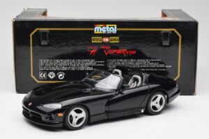 Dodge Viper RT/10 Черен Bburago 1:18 3065 Метал — снимка 8 от 8