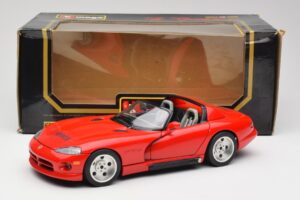 Dodge Viper RT/10 Червен Лимитирано Издание Bburago 1:18 3025 Метал — снимка 8 от 8