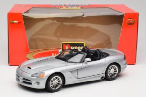 Dodge Viper SRT-10 Bright Сребрист Bburago 1:18 34908 Метал — снимка 8 от 8