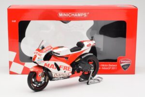 Ducati Desmosedici GP11 #8 H. Barbera Ducati MotoGP Team MotoGP 2011 Minichamps 1:12 123110008 Метал — снимка 6 от 6