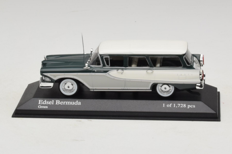 Edsel Bermuda Station Wagon Зелен Minichamps 1:43 400082011 Метал