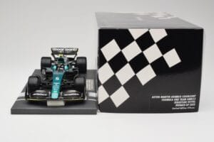 Aston Martin AMR22 Aramco #5 S. Vettel Monaco GP 2022 Minichamps 1:18 117220305 Смола — снимка 6 от 7