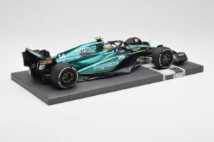 Aston Martin AMR23 #14 F. Alonso 3rd Place Saudi Arabian GP 2023 Minichamps 1:18 117230214 Метал — снимка 3 от 7