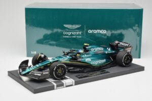 Aston Martin AMR23 #14 F. Alonso 3rd Place Saudi Arabian GP 2023 Minichamps 1:18 117230214 Метал — снимка 7 от 7
