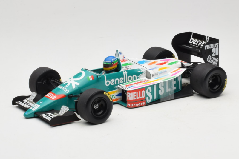 Benetton B186 #20 G. Berger F1 1986 Minichamps 1:18 80439418130 Метал