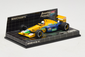 Benetton B191B Ford #20 M. Brundle Early Season F1 1992 Minichamps 1:43 400920120 Метал — снимка 2 от 5