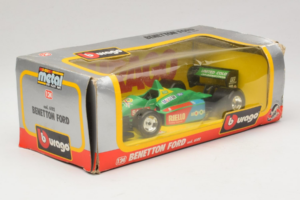 Benetton B190 Ford #20 N. Piquet F1 1990 Bburago 1:24 6102 Метал — снимка 2 от 3