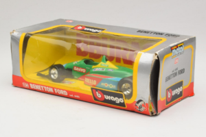 Benetton B190 Ford #20 N. Piquet F1 1990 Bburago 1:24 6102 Метал — снимка 3 от 3