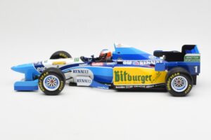 Benetton B195 Renault #1 M. Schumacher Winner Japanese GP 1995 Minichamps 1:18 510953401 Метал — снимка 3 от 6