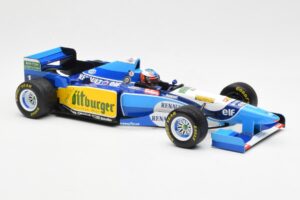 Benetton B195 Renault #1 M. Schumacher Winner Japanese GP 1995 Minichamps 1:18 510953401 Метал — снимка 4 от 6