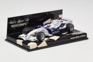 BMW Sauber F1.08 #5 N. Heidfeld Showcar 2008 Minichamps 1:43 400080083 Метал — снимка 2 от 5