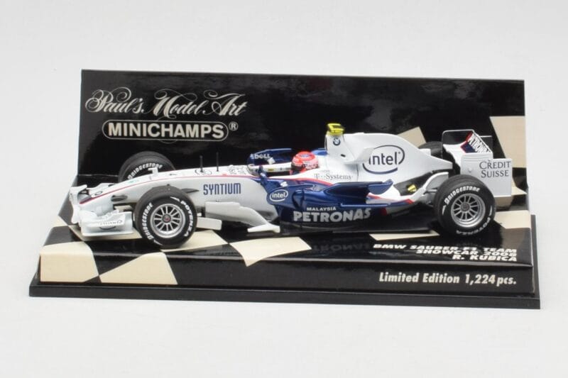 BMW Sauber F1.08 #4 R. Kubica Showcar 2008 Minichamps 1:43 400080084 Метал