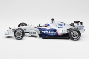 BMW Sauber F1.06 #17 J. Villeneuve F1 2006 Minichamps 1:18 100060017 Метал — снимка 3 от 6
