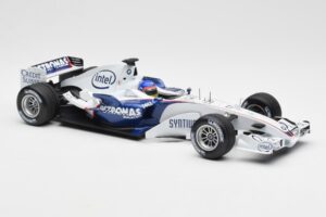 BMW Sauber F1.06 #17 J. Villeneuve F1 2006 Minichamps 1:18 100060017 Метал — снимка 4 от 6