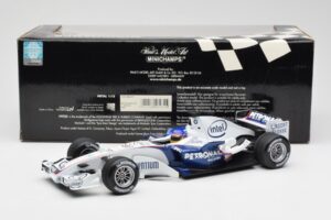 BMW Sauber F1.06 #17 J. Villeneuve F1 2006 Minichamps 1:18 100060017 Метал — снимка 6 от 6