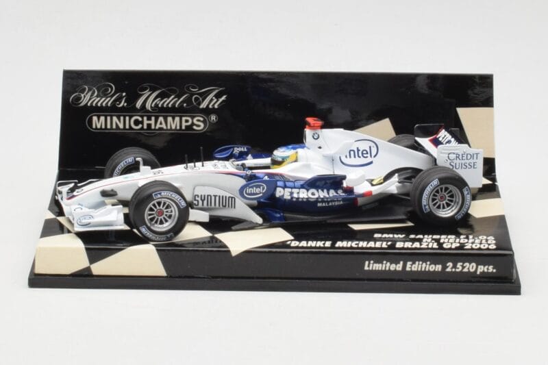 BMW Sauber F1.06 #16 N. Heidfeld Brazilian GP 2006 Minichamps 1:43 400060316 Метал