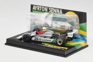 Brabham BMW BT52B A. Senna Test Car Paul Ricard 14 November 1983 Minichamps 1:43 540834399 Метал — снимка 3 от 5