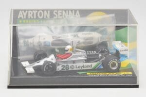 Brabham BMW BT52B A. Senna Test Car Paul Ricard 14 November 1983 Minichamps 1:43 540834399 Метал — снимка 5 от 5
