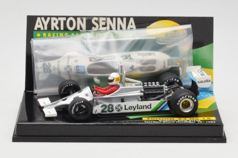 Brabham BMW BT52B A. Senna Test Car Paul Ricard 14 November 1983 Minichamps 1:43 540834399 Метал