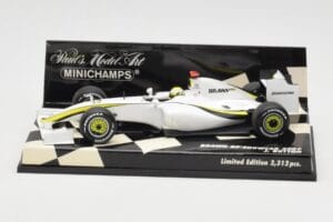 Brawn GP Mercedes BGP001 #22 J. Button Showcar 2009 Minichamps 1:43 400090092 Метал