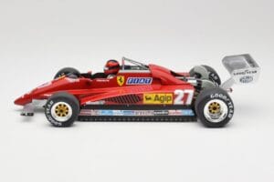 Ferrari 126C2 #27 G. Villeneuve GP Belgium 1982 MCG 1:18 MCG18629F Метал — снимка 3 от 6