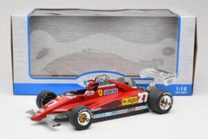 Ferrari 126C2 #27 G. Villeneuve GP Belgium 1982 MCG 1:18 MCG18629F Метал — снимка 6 от 6
