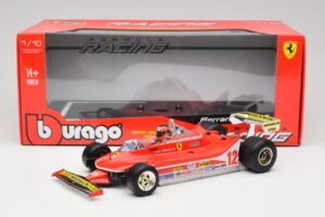 Ferrari 312T4 #12 G. Villeneuve South African Grand Prix 1979 Bburago 1:18 18-16814 Метал — снимка 6 от 6