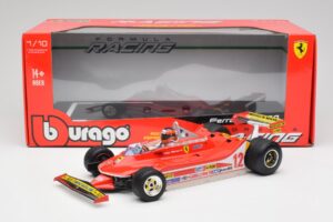 Ferrari 312T4 #12 G. Villeneuve United States Grand Prix East Winner 1979 Bburago 1:18 18-16814-18-01546 Метал — снимка 6 от 6